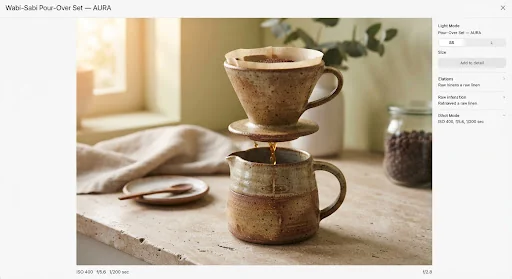 Wabi-Sabi Pour-Over Main View