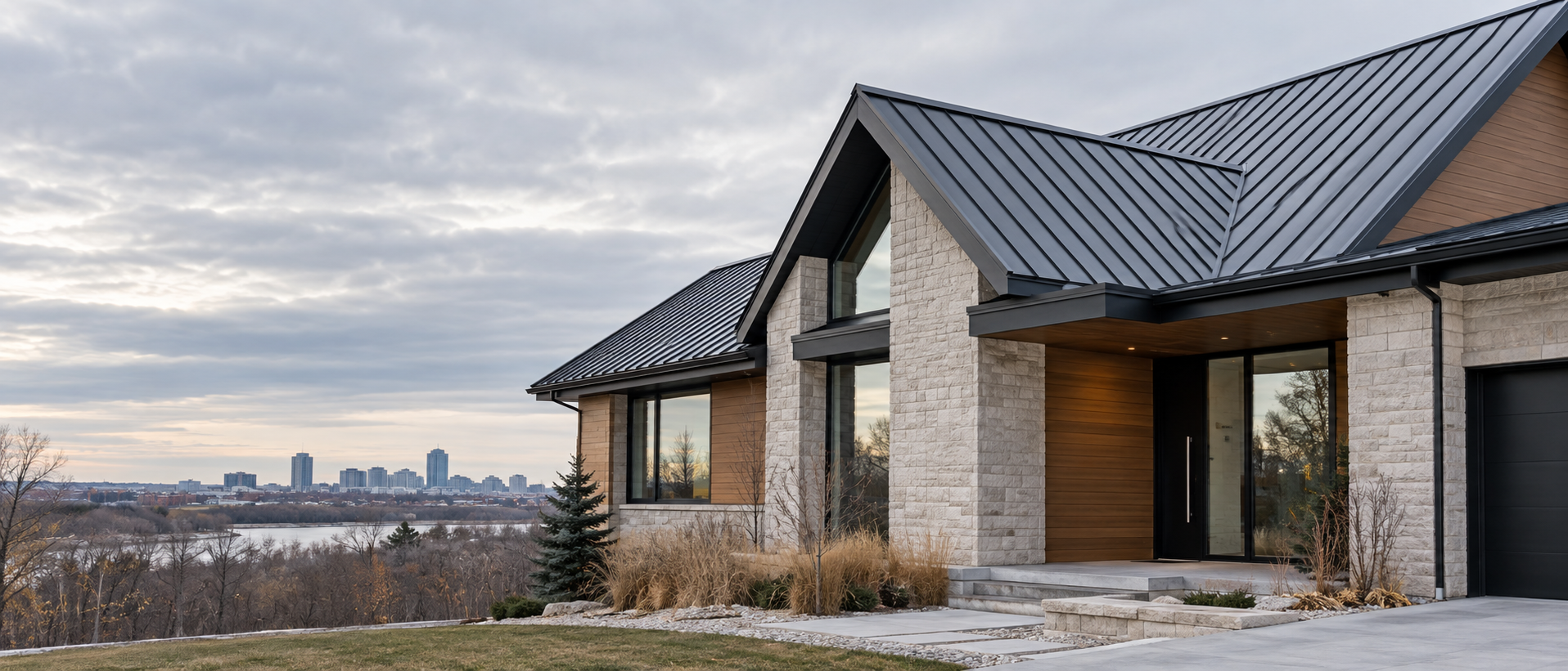 Premium standing-seam metal roof installation in your city
